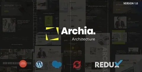 Archia – Architecture & Interior WordPress Theme product artwork