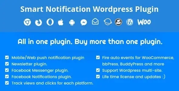 Smart Notification WordPress Plugin product artwork