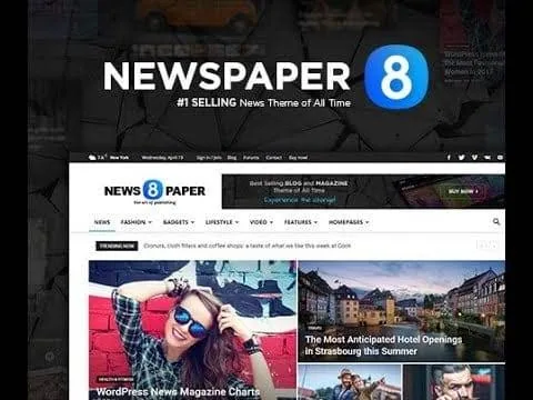 Newspaper – WordPress Theme product artwork
