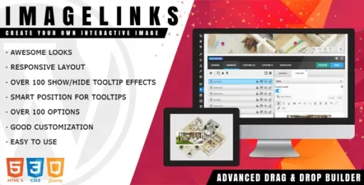 ImageLinks – Interactive Image Builder for WordPress product artwork