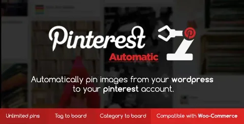 Pinterest Automatic Pin WordPress Plugin product artwork