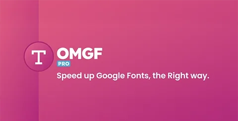 OMGF PRO – Speed up Google Fonts, the Right Way product artwork