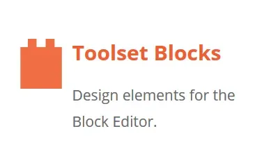 Toolset Blocks product artwork