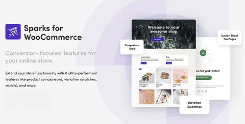 Sparks for WooCommerce product artwork