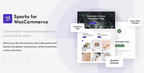 Sparks for WooCommerce product artwork