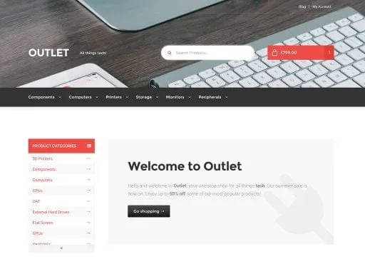 Outlet Storefront Theme product artwork