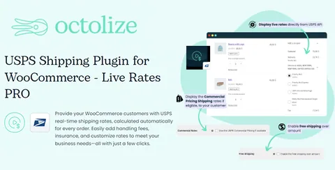USPS Shipping Plugin for WooCommerce Live Rates PRO product artwork