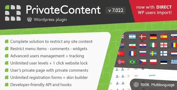PrivateContent-Multilevel Content Plugin product artwork