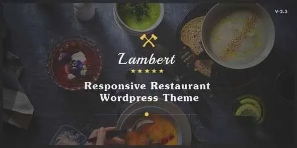 Lambert – Restaurant / Cafe / Pub WordPress Theme product artwork