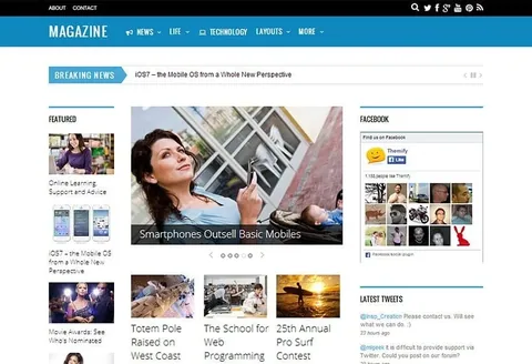 Themify Magazine WordPress Theme product artwork