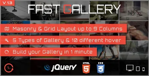 Fast Gallery – Premium WordPress Plugin product artwork