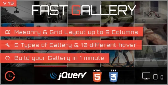 Fast Gallery – Premium WordPress Plugin product artwork