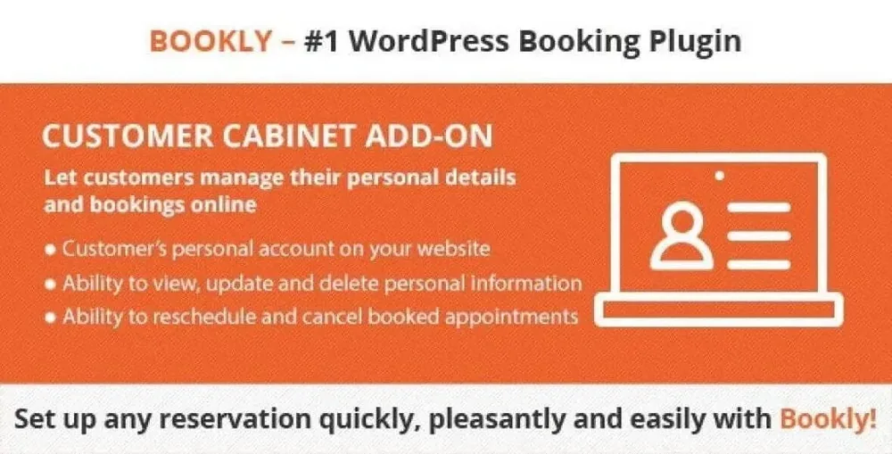 Bookly Customer Cabinet (Add-on) product artwork