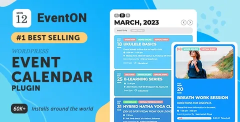 EventOn – WordPress Event Calendar Plugin product artwork