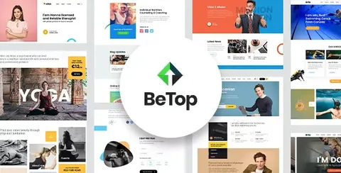 BeTop – Coaching & Speaker WordPress Theme product artwork