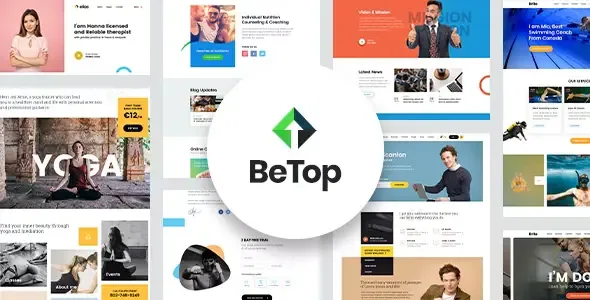 BeTop – Coaching & Speaker WordPress Theme product artwork