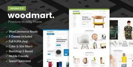 WoodMart – Responsive WooCommerce WordPress Theme product artwork