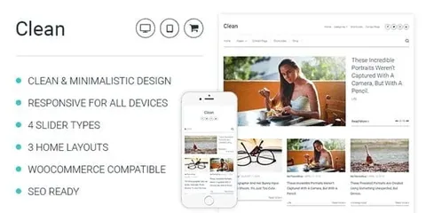 MyThemeShop Clean WordPress Theme product artwork