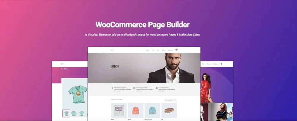 WooCommerce Page Builder For Elementor product artwork