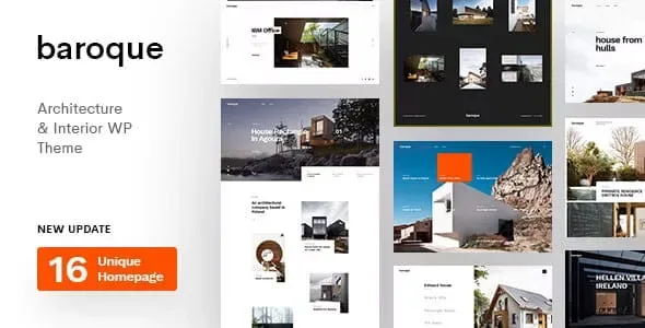 Baroque – Architecture & Interior WordPress Theme product artwork