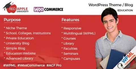 RedApple WordPress Theme product artwork