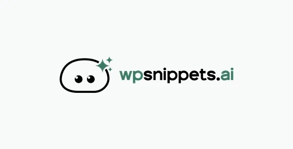 WP Snippets AI product artwork