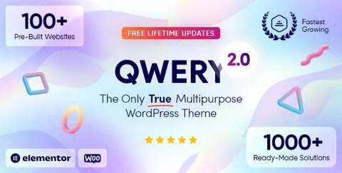 Qwery – Multi-Purpose Business Theme product artwork