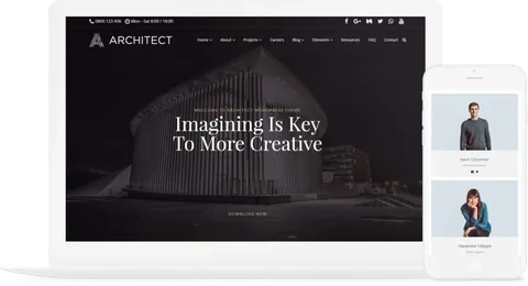 Architect WordPress Theme product artwork