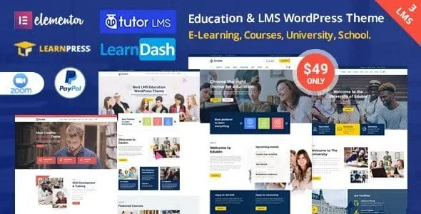 Edubin – Education WordPress Theme product artwork
