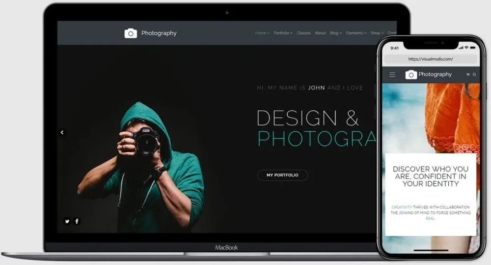 Photography WordPress Theme product artwork