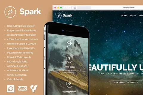 Spark WordPress Theme product artwork