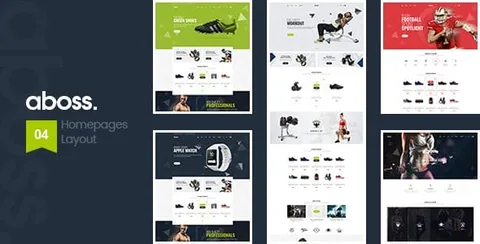 Aboss – Responsive Theme for WooCommerce WordPress product artwork