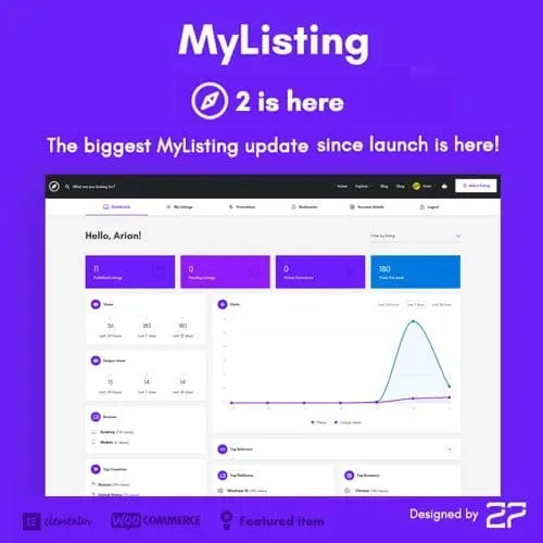 MyListing – Directory & Listing WordPress Theme product artwork