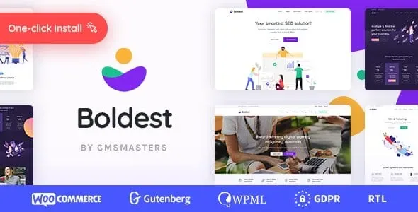 Boldest – Consulting and Marketing Agency Theme product artwork