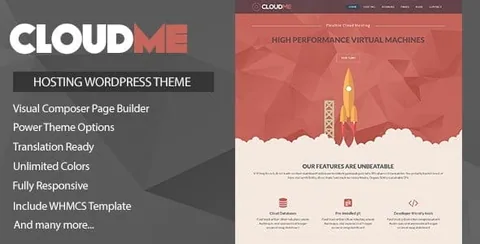 Cloudme Host – WordPress Hosting Theme product artwork