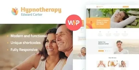 Hypnotherapy and Psychologist Therapy WordPress Theme product artwork