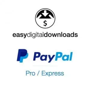Easy Digital Downloads PayPal Pro and PayPal Express product artwork