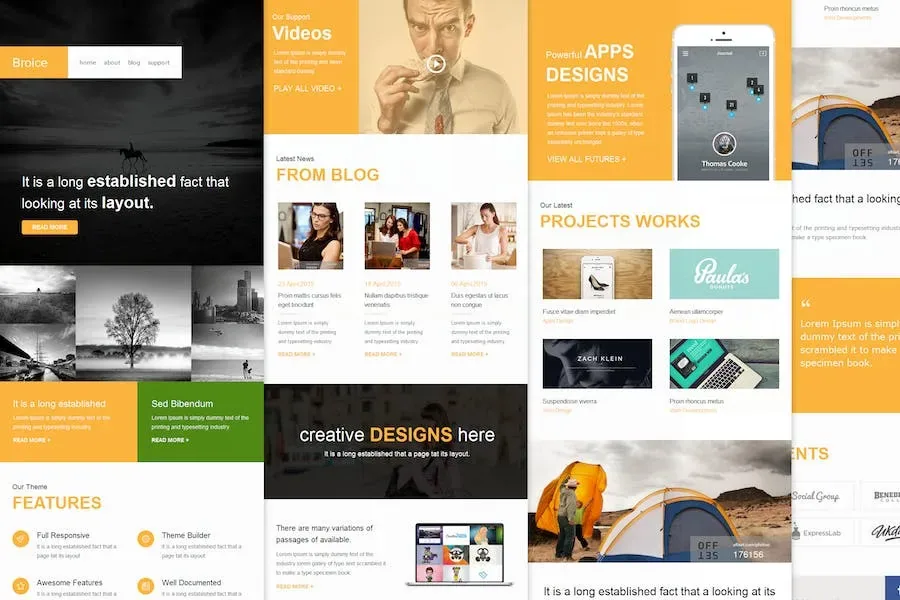 Broice Mail – Responsive E-mail Template product artwork