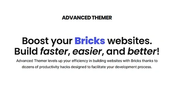 Advanced Themer for Bricks product artwork