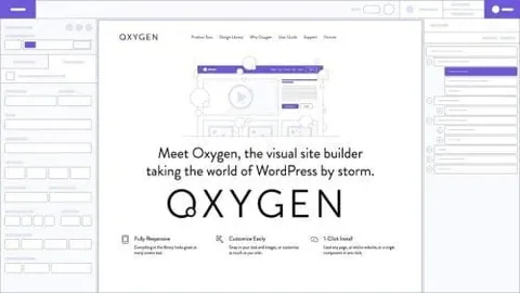 Oxygen – The Ultimate Visual Site Builder product artwork