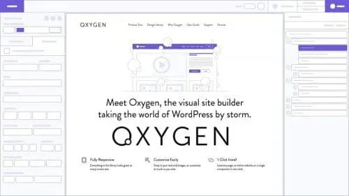 Oxygen – The Ultimate Visual Site Builder product artwork
