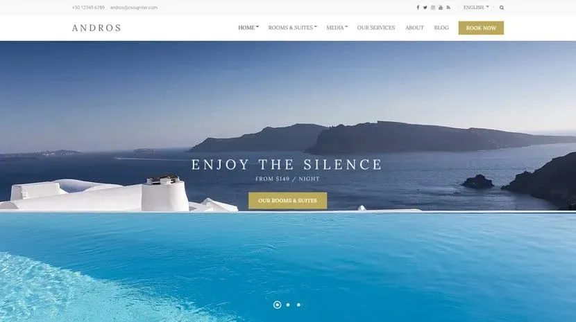 CSS Igniter Andros WordPressTheme product artwork