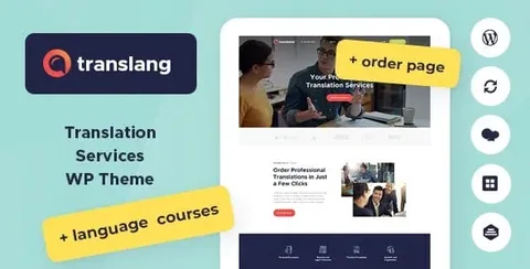 Translang – Translation Services WordPress Theme product artwork