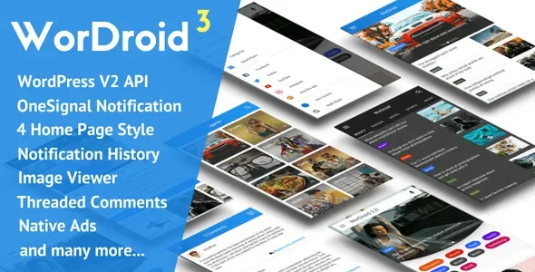 WorDroid – Full Native WordPress Blog App product artwork