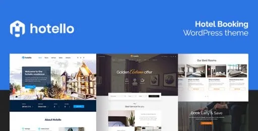 Hotello – Hotel Booking WordPress Theme product artwork