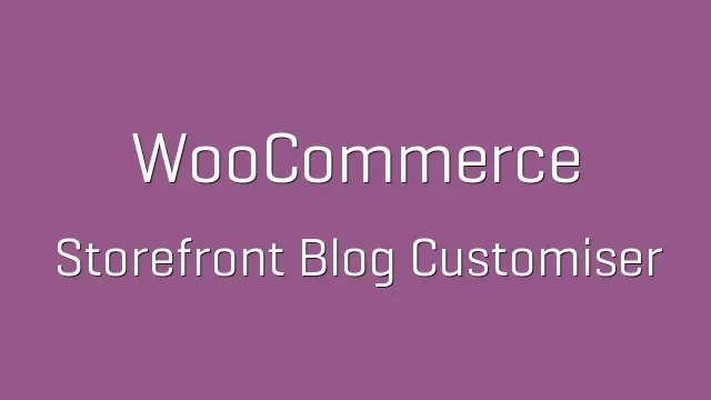 Storefront Blog Customiser product artwork