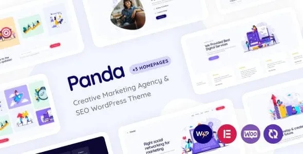 Panda – Creative Marketing Agency & SEO Theme product artwork