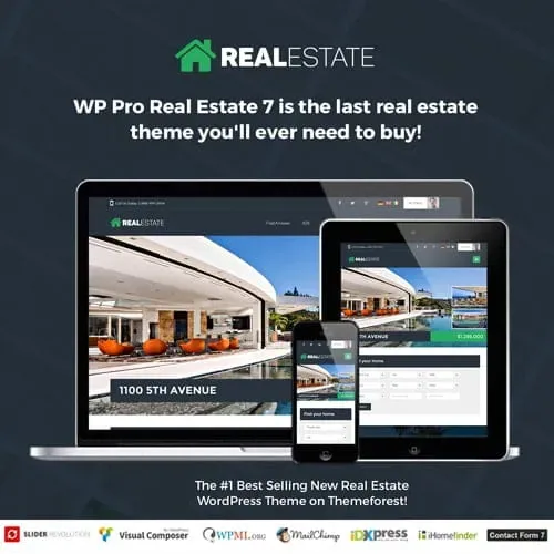 Real Estate 7 WordPress Theme product artwork