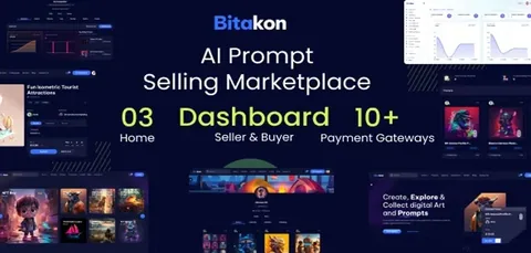 Bitakon – AI Prompt Buy Selling Marketplace (Multi Seller) product artwork