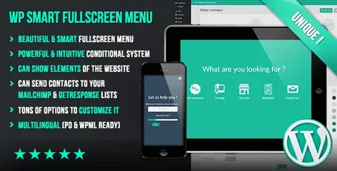 WP Smart Fullscreen Menu product artwork